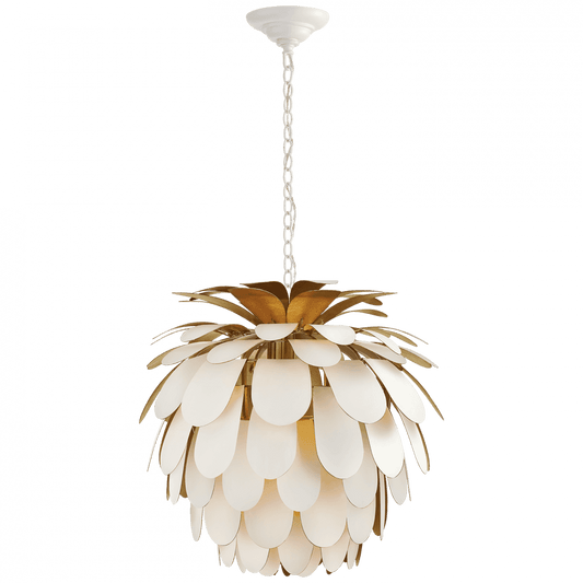 Visual Comfort Signature Cynara Chandelier Plaster White