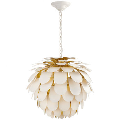Visual Comfort Signature Cynara Chandelier Plaster White