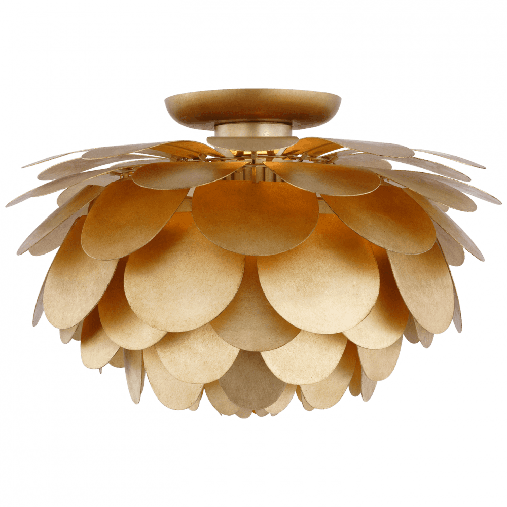 Visual Comfort & Co. Signature Collection Cynara Large Flush Mount - Gild