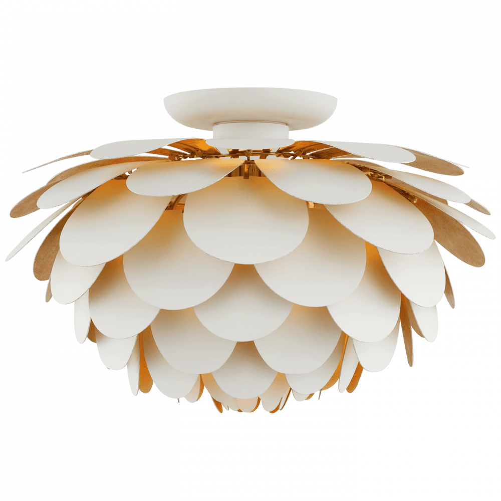 Visual Comfort Signature Cynara Large Flush Mount Gild