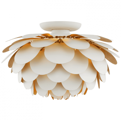 Visual Comfort Signature Cynara Large Flush Mount Gild