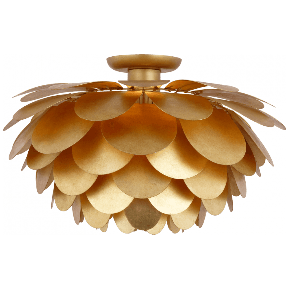 Visual Comfort & Co. Signature Collection Cynara XL Flush Mount - Gild