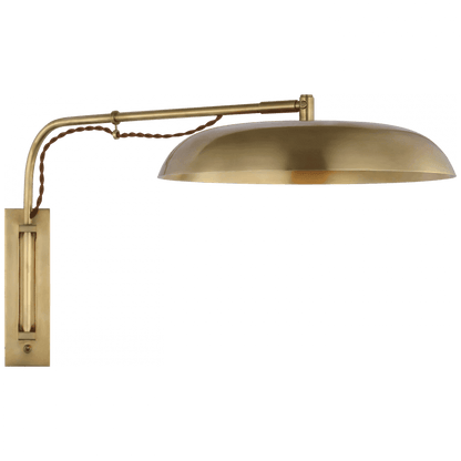 Visual Comfort Signature Cyrus Medium Articulating Wall Light Hand-Rubbed Antique Brass