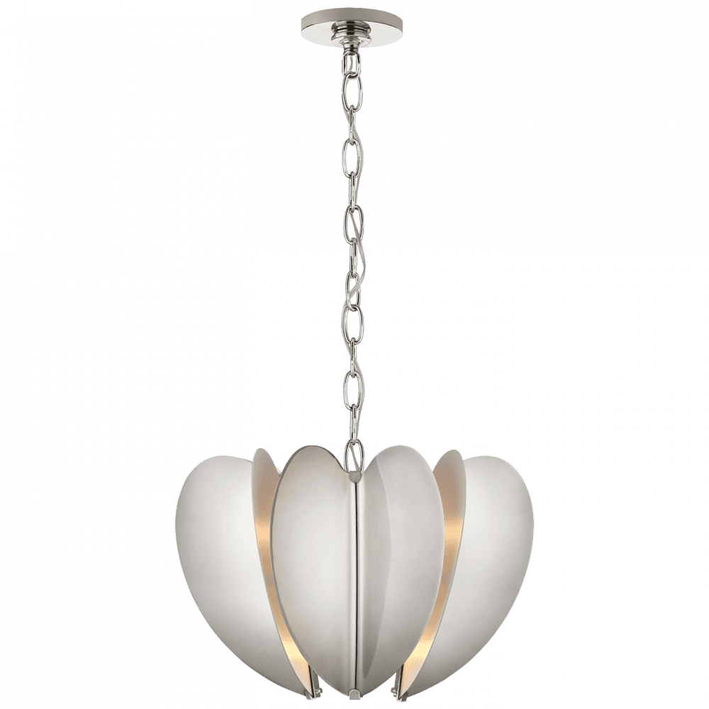 Visual Comfort Signature Danes Chandelier Matte Black and Gild