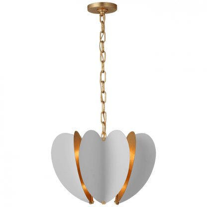 Visual Comfort & Co. Signature Collection Danes Chandelier, 6-Light, White, 16.75"W (KS 5130WHT/G CU4C6)