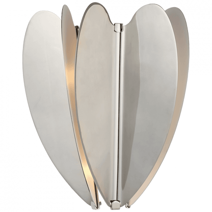 Visual Comfort Signature Danes Small Wall Sconce Matte White and Gild