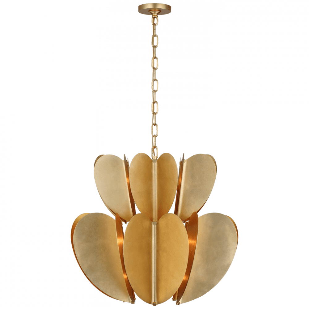 Visual Comfort Signature Danes Two Tier Chandelier Gild