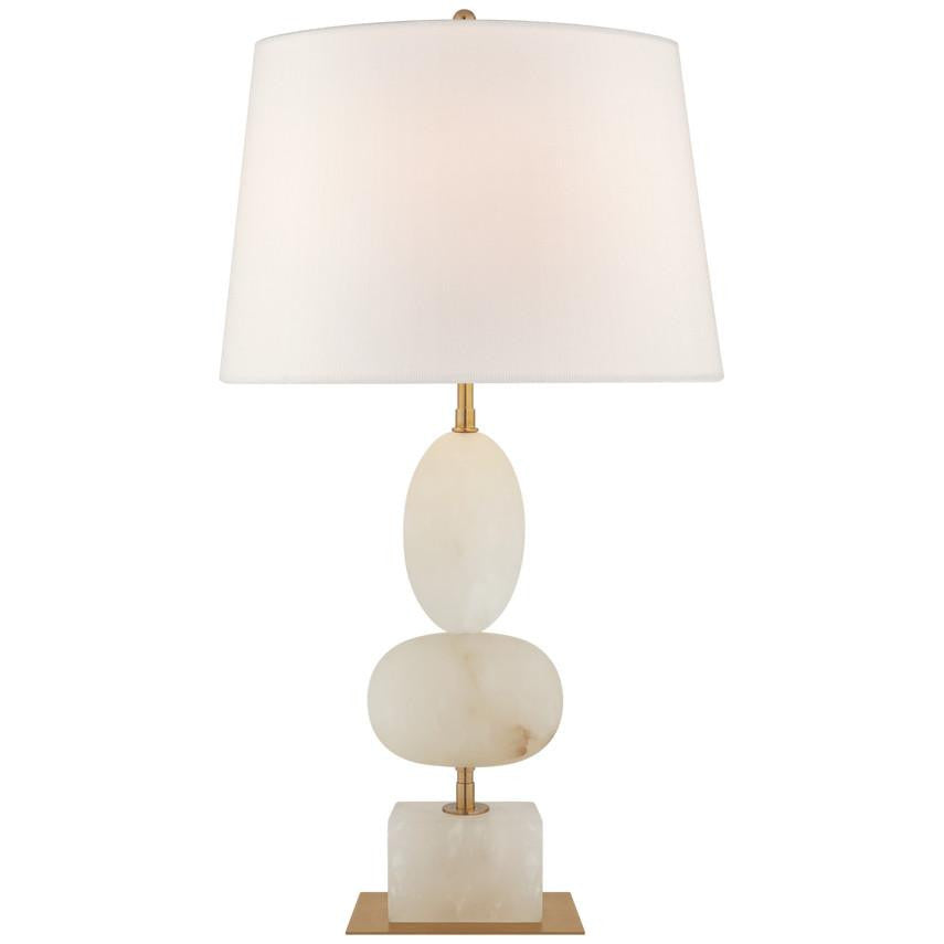 Visual Comfort Signature Dani Medium Cordless Table Lamp Alabaster