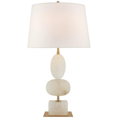 Visual Comfort Signature Dani Medium Cordless Table Lamp Alabaster