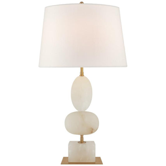 Visual Comfort Signature Dani Medium Cordless Table Lamp Alabaster