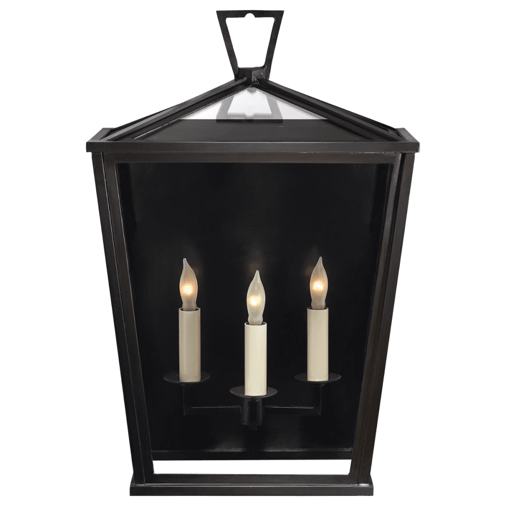 Visual Comfort Signature Darlana 3/4 Outdoor Lantern Bronze