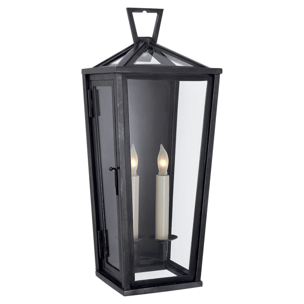 Visual Comfort Signature Darlana 3/4 Outdoor Wall Lantern Bronze