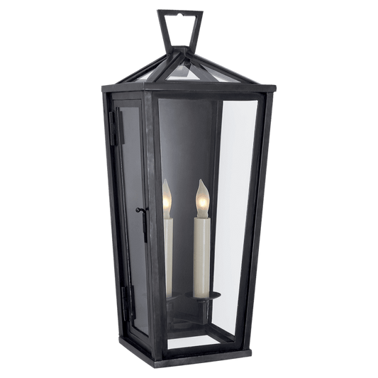 Visual Comfort Signature Darlana 3/4 Outdoor Wall Lantern Bronze