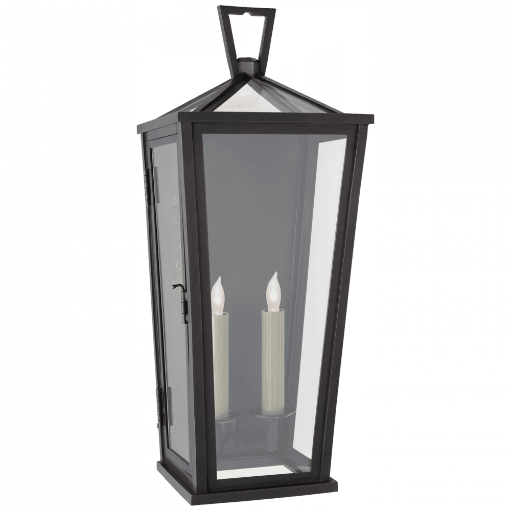 Visual Comfort Signature Darlana 3/4 Outdoor Wall Lantern Bronze