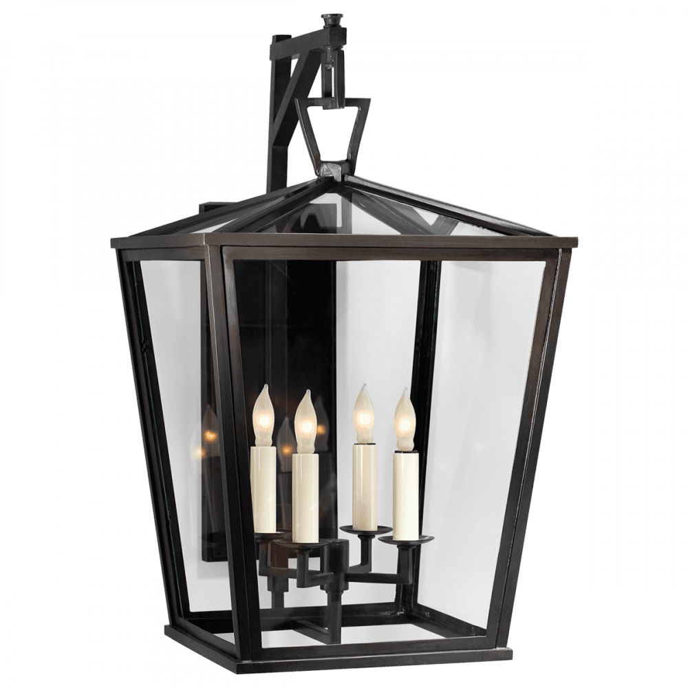 Visual Comfort Signature Darlana Bracket Outdoor Lantern Bronze