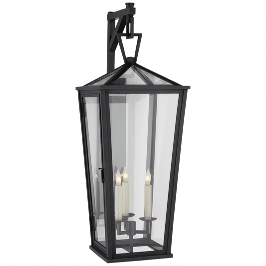 Visual Comfort Signature Darlana Bracketed Outdoor Wall Lantern Bronze