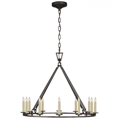 Visual Comfort Signature Darlana Chandelier Aged Iron