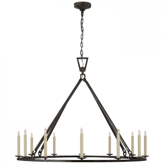 Visual Comfort Signature Darlana Chandelier Aged Iron