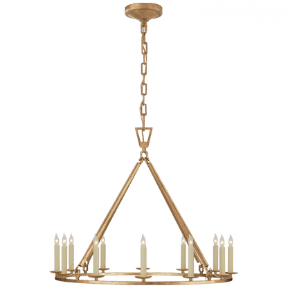 Visual Comfort Signature Darlana  Chandelier Gilded Iron