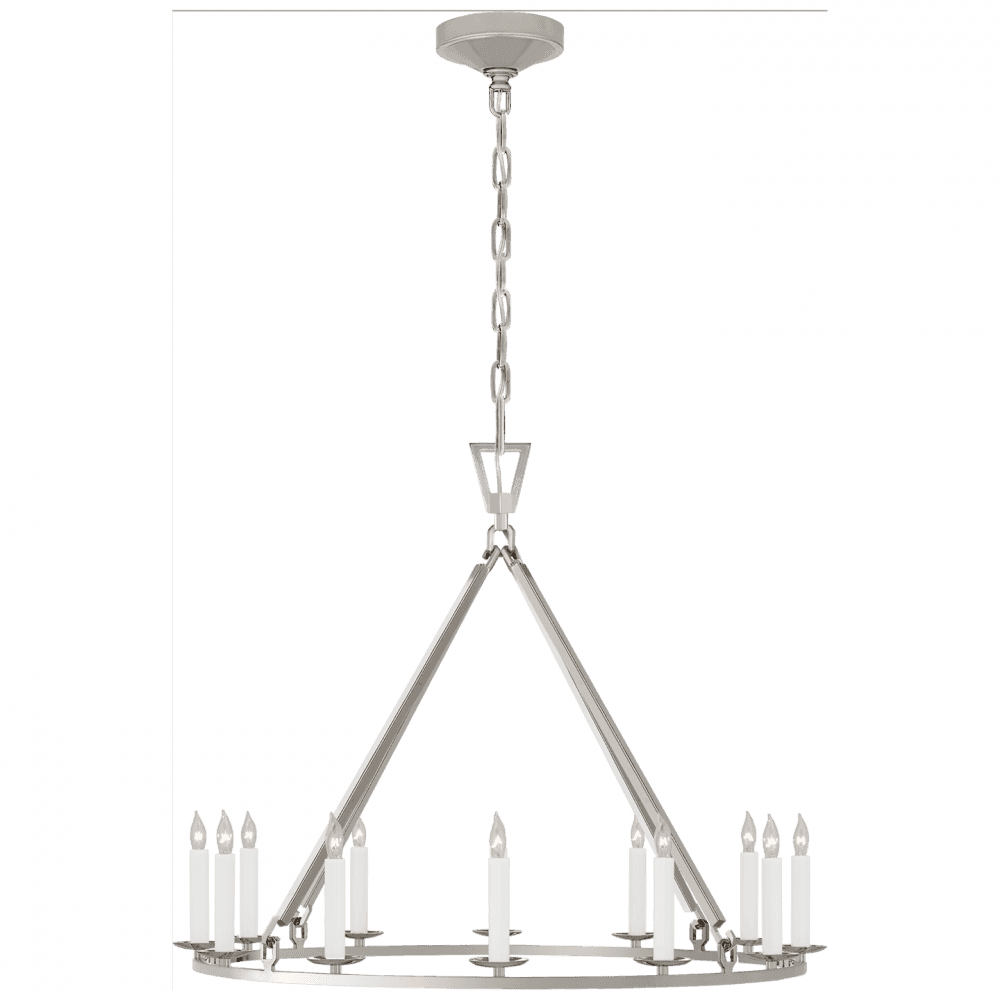 Visual Comfort Signature Darlana  Chandelier Polished Nickel