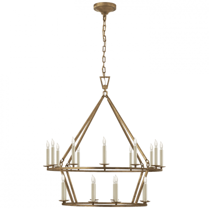 Visual Comfort Signature Darlana Chandelier Gilded Iron
