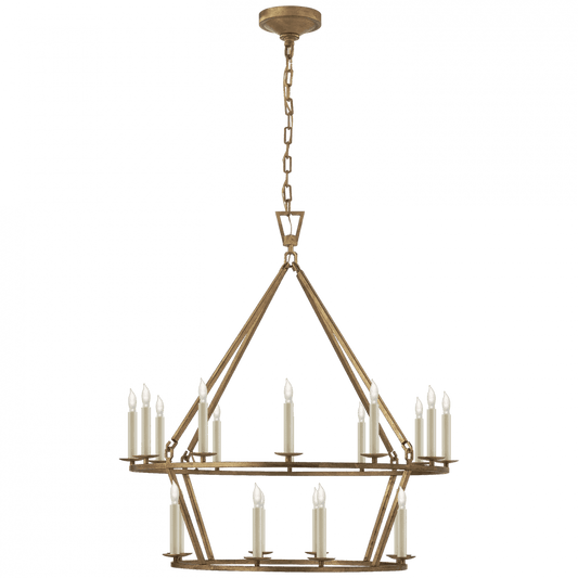Visual Comfort Signature Darlana Chandelier Gilded Iron
