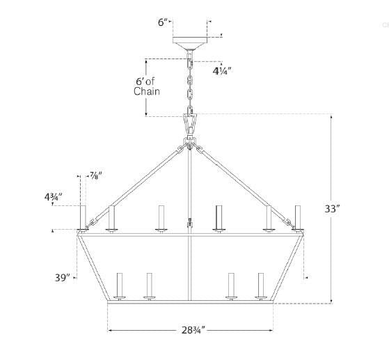 Chandeliers-Visual Comfort & Co. Signature Collection-CHC5179