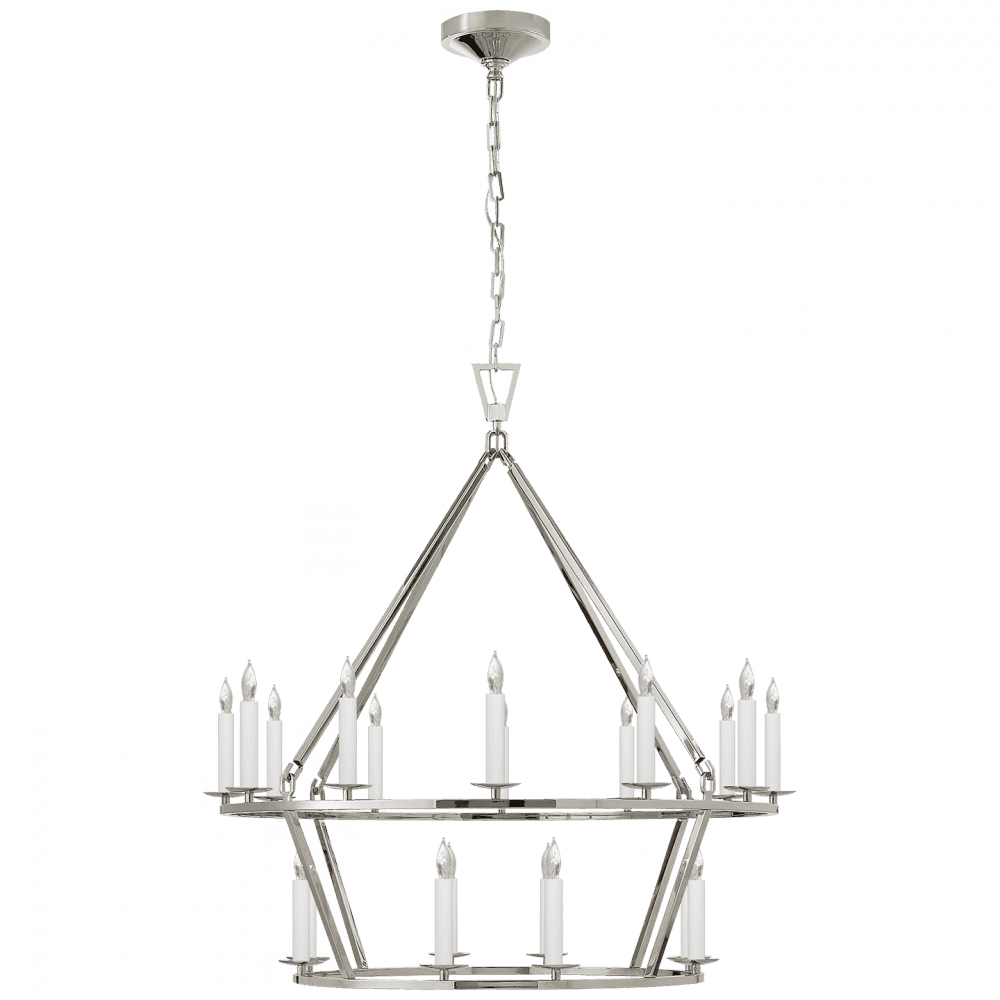 Visual Comfort Signature Darlana Chandelier Polished Nickel