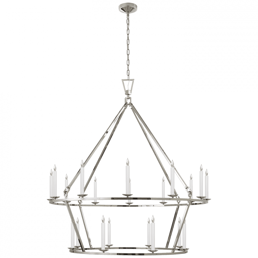 Visual Comfort Signature Darlana Chandelier Polished Nickel