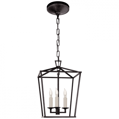 Visual Comfort Signature Darlana Lantern Pendant Aged Iron