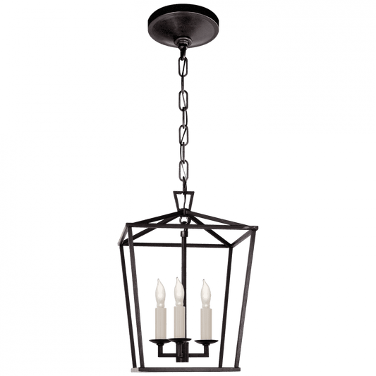 Visual Comfort Signature Darlana Lantern Pendant Aged Iron
