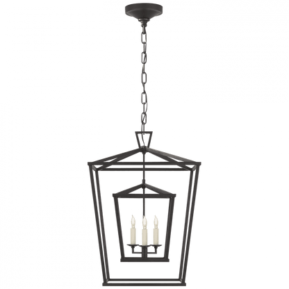Visual Comfort Signature Darlana Lantern Pendant Aged Iron