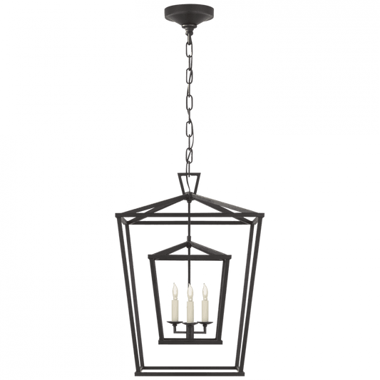 Visual Comfort Signature Darlana Lantern Pendant Aged Iron