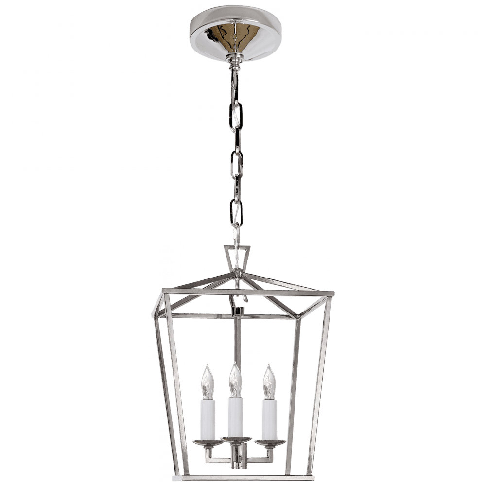 Visual Comfort Signature Darlana Lantern Pendant Polished Nickel