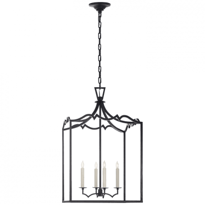 Visual Comfort Signature Darlana Lantern Pendant Gilded Iron