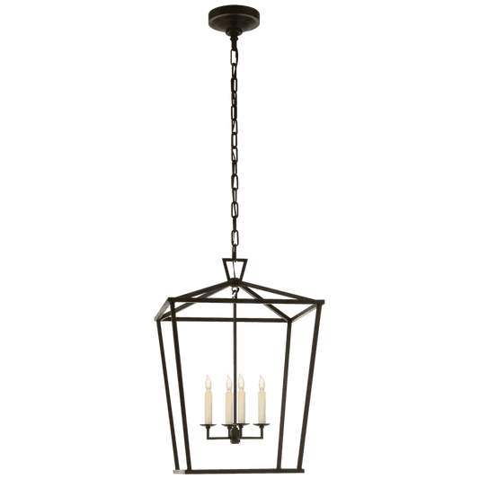 Visual Comfort Signature Darlana Lantern Pendant Aged Iron