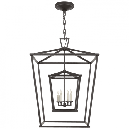 Visual Comfort Signature Darlana Lantern Pendant Polished Nickel