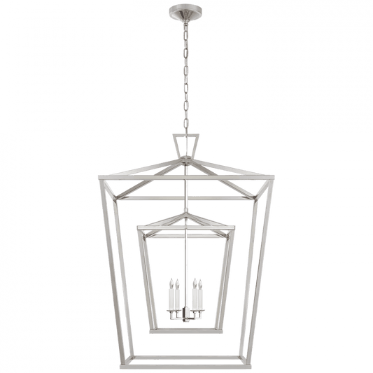 Visual Comfort Signature Darlana Lantern Pendant Polished Nickel