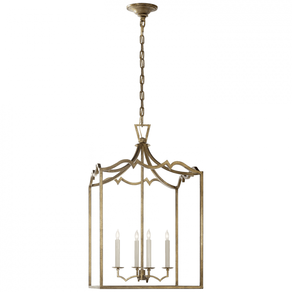 Visual Comfort Signature Darlana Lantern Pendant Polished Nickel