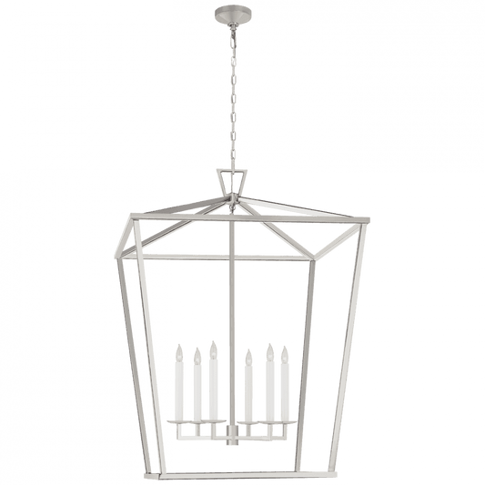 Visual Comfort Signature Darlana Lantern Pendant Polished Nickel