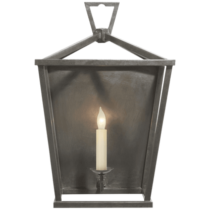 Visual Comfort Signature Darlana Lantern Wall Sconce Aged Iron