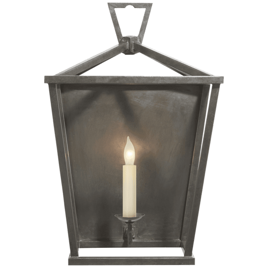 Visual Comfort Signature Darlana Lantern Wall Sconce Aged Iron