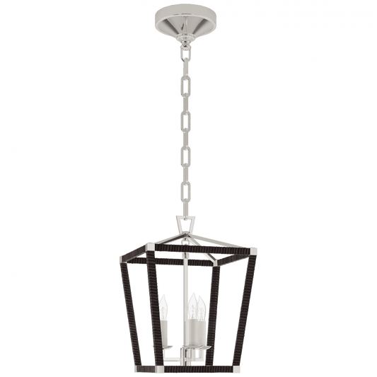 Visual Comfort Signature Darlana Mini Wrapped Lantern Polished Nickel