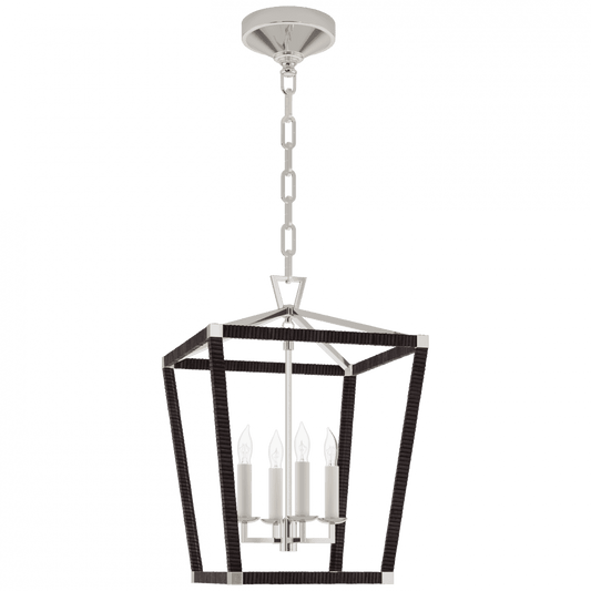 Visual Comfort Signature Darlana Small Wrapped Lantern Polished Nickel