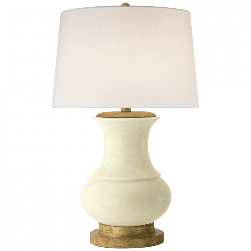 Visual Comfort Signature Deauville Table Lamp Tea Stain Crackle