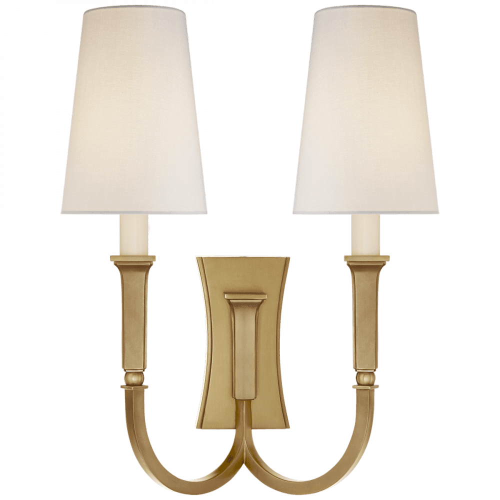 Visual Comfort Signature Delphia Single Arm Wall Sconce Polished Nickel