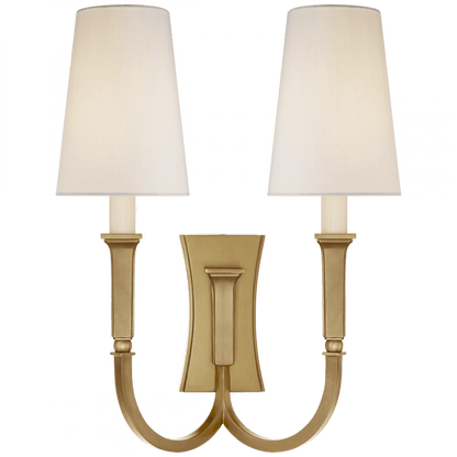 Visual Comfort Signature Delphia Single Arm Wall Sconce Polished Nickel