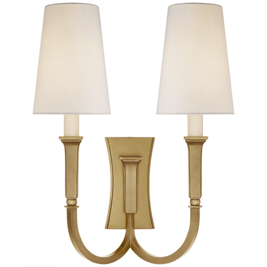 Visual Comfort Signature Delphia Single Arm Wall Sconce Polished Nickel