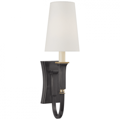 Visual Comfort Signature Delphia Wall Sconce Bronze with Antique Brass