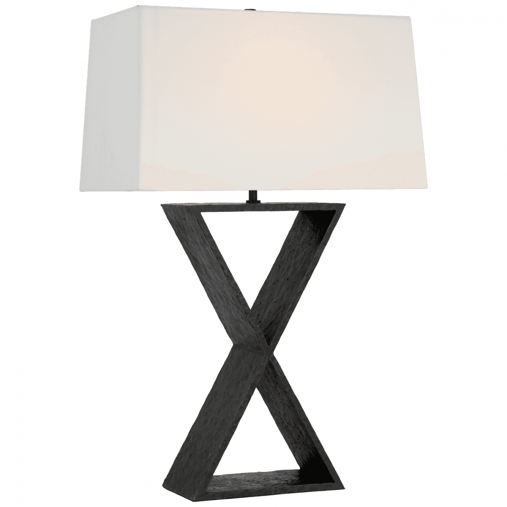Visual Comfort Signature Denali Medium Table Lamp Aged Iron